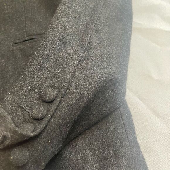 Standard Cloth Grey Wool Blazer Size S/P Small - Picture 4 of 12